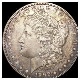 1892-S Morgan Silver Dollar CLOSELY UNCIRCULATED 1892-S Morgan Silver Dollar CLOSELY UNCIRCULATED