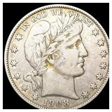 1908-O Barber Half Dollar NICELY CIRCULATED 1908-O Barber Half Dollar NICELY CIRCULATED