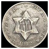 1852 Silver Three Cent LIGHTLY CIRCULATED 1852 Silver Three Cent LIGHTLY CIRCULATED