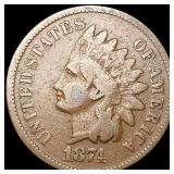 1874 Indian Head Cent LIGHTLY CIRCULATED 1874 Indian Head Cent LIGHTLY CIRCULATED