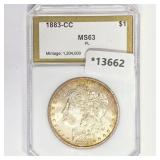 1883-CC Morgan Silver Dollar PCI MS63 PL 1883-CC Morgan Silver Dollar PCI MS63 PL