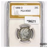 1898-O Barber Quarter PGA MS60 1898-O Barber Quarter PGA MS60