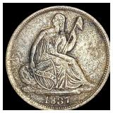 1837 Seated Liberty Half Dime LIGHTLY CIRCULATED 1837 Seated Liberty Half Dime LIGHTLY CIRCULATED