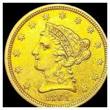 1861 $2.50 Gold Quarter Eagle UNCIRCULATED 1861 $2.50 Gold Quarter Eagle UNCIRCULATED