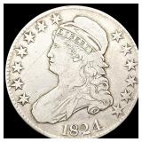 1824 Capped Bust Half Dollar LIGHTLY CIRCULATED 1824 Capped Bust Half Dollar LIGHTLY CIRCULATED