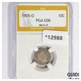 1905-O Barber Dime PGA G6 Micro O 1905-O Barber Dime PGA G6 Micro O