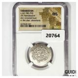 AD 780-793 Tabaristan AR Hemidrachm NGC MS AD 780-793 Tabaristan AR Hemidrachm NGC MS