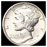 1917-S Mercury Dime UNCIRCULATED 1917-S Mercury Dime UNCIRCULATED