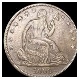1869 Seated Liberty Half Dollar ABOUT 1869 Seated Liberty Half Dollar ABOUT