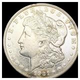 1921-D Morgan Silver Dollar ABOUT UNCIRCULATED 1921-D Morgan Silver Dollar ABOUT UNCIRCULATED