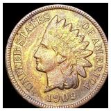 1909-S Indian Head Cent CLOSELY UNCIRCULATED 1909-S Indian Head Cent CLOSELY UNCIRCULATED