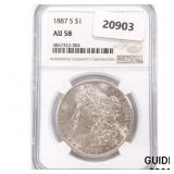 1887-S Morgan Silver Dollar NGC AU58 1887-S Morgan Silver Dollar NGC AU58