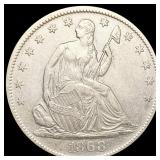 1868-S Seated Liberty Half Dollar UNCIRCULATED 1868-S Seated Liberty Half Dollar UNCIRCULATED