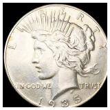 1935 Silver Peace Dollar ABOUT UNCIRCULATED 1935 Silver Peace Dollar ABOUT UNCIRCULATED