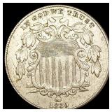 1869 Shield Nickel CLOSELY UNCIRCULATED 1869 Shield Nickel CLOSELY UNCIRCULATED