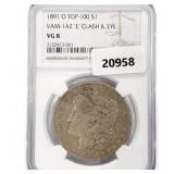 1891-O Morgan Silver Dollar NGC VG8 VAM-1A2 1891-O Morgan Silver Dollar NGC VG8 VAM-1A2