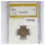 1893 Indian Head Cent PGA MS65 1893 Indian Head Cent PGA MS65