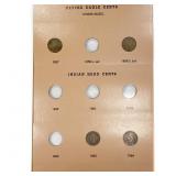 1857-1909 Indian Head Cent Book (35 Coins) 1857-1909 Indian Head Cent Book (35 Coins)