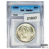 1935 Texas Half Dollar ICG MS65+ 1935 Texas Half Dollar ICG MS65+