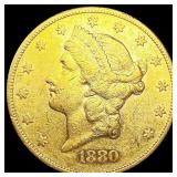 1880-S $20 Gold Double Eagle LIGHTLY CIRCULATED 1880-S $20 Gold Double Eagle LIGHTLY CIRCULATED
