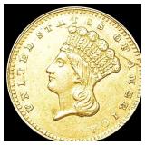 1861 Rare Gold Dollar CLOSELY UNCIRCULATED 1861 Rare Gold Dollar CLOSELY UNCIRCULATED