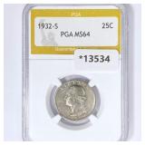 1932-S Wheat Quarter PGA MS64 1932-S Wheat Quarter PGA MS64