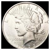 1922-D Silver Peace Dollar UNCIRCULATED 1922-D Silver Peace Dollar UNCIRCULATED