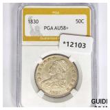 1830 Capped Bust Half Dollar PGA AU53+ 1830 Capped Bust Half Dollar PGA AU53+
