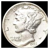 1928-S Mercury Dime CLOSELY UNCIRCULATED 1928-S Mercury Dime CLOSELY UNCIRCULATED