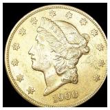 1900-S $20 Gold Double Eagle NEARLY UNCIRCULATED 1900-S $20 Gold Double Eagle NEARLY UNCIRCULATED