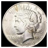 1934-D Silver Peace Dollar ABOUT UNCIRCULATED 1934-D Silver Peace Dollar ABOUT UNCIRCULATED
