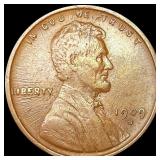 1909-S VDB Wheat Cent CLOSELY UNCIRCULATED 1909-S VDB Wheat Cent CLOSELY UNCIRCULATED