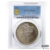 1902 Morgan Silver Dollar PCGS MS64 1902 Morgan Silver Dollar PCGS MS64