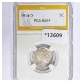 1914-D Buffalo Nickel PGA MS64 1914-D Buffalo Nickel PGA MS64