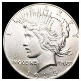 1935-S Silver Peace Dollar UNCIRCULATED 1935-S Silver Peace Dollar UNCIRCULATED