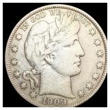 1909-S Barber Half Dollar NICELY CIRCULATED 1909-S Barber Half Dollar NICELY CIRCULATED