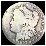 1892-CC Morgan Silver Dollar NICELY CIRCULATED 1892-CC Morgan Silver Dollar NICELY CIRCULATED