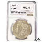 1886-S Morgan Silver Dollar NGC AU53 1886-S Morgan Silver Dollar NGC AU53