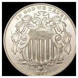 1867 Shield Nickel UNCIRCULATED 1867 Shield Nickel UNCIRCULATED