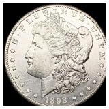 1898-S Morgan Silver Dollar CLOSELY UNCIRCULATED 1898-S Morgan Silver Dollar CLOSELY UNCIRCULATED