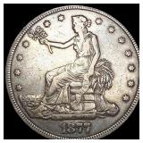 1877 Silver Trade Dollar CLOSELY UNCIRCULATED 1877 Silver Trade Dollar CLOSELY UNCIRCULATED
