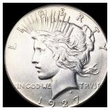 1927 Silver Peace Dollar CLOSELY UNCIRCULATED 1927 Silver Peace Dollar CLOSELY UNCIRCULATED