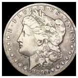 1893-CC Morgan Silver Dollar LIGHTLY CIRCULATED 1893-CC Morgan Silver Dollar LIGHTLY CIRCULATED