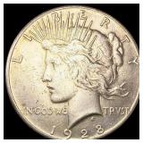 1928 Silver Peace Dollar UNCIRCULATED 1928 Silver Peace Dollar UNCIRCULATED