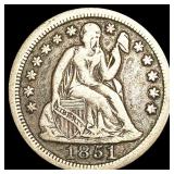 1851 Seated Liberty Dime NICELY CIRCULATED 1851 Seated Liberty Dime NICELY CIRCULATED