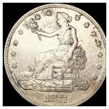1877-S Silver Trade Dollar CLOSELY UNCIRCULATED 1877-S Silver Trade Dollar CLOSELY UNCIRCULATED