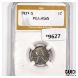 1927-D Wheat Cent PGA MS65 1927-D Wheat Cent PGA MS65