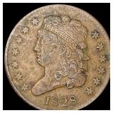 1828 Classic Head Half Cent NICELY CIRCULATED 1828 Classic Head Half Cent NICELY CIRCULATED