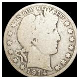 1914 Barber Half Dollar NICELY CIRCULATED 1914 Barber Half Dollar NICELY CIRCULATED