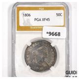 1806 Draped Bust Half Dollar PGA XF45 1806 Draped Bust Half Dollar PGA XF45